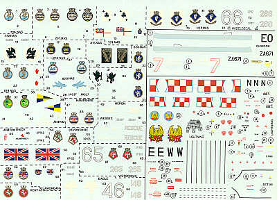 Modeldecal MD099 Navy Wessex HAS.1 Rescue & 815 NAS Decals 1:72