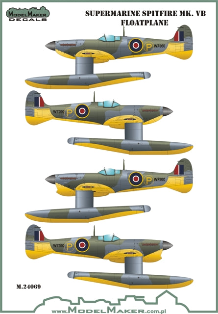 Model Maker MD24068 Spitfire Mk.Vb Floatplane National Insignia 1:24