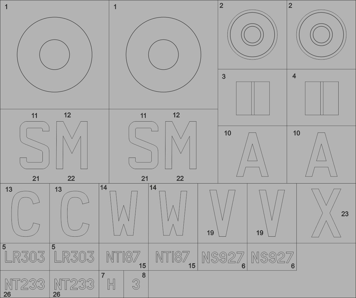 Model Maker Decals MD32099 1:32 de Havilland DH-98 Mosquito F.B