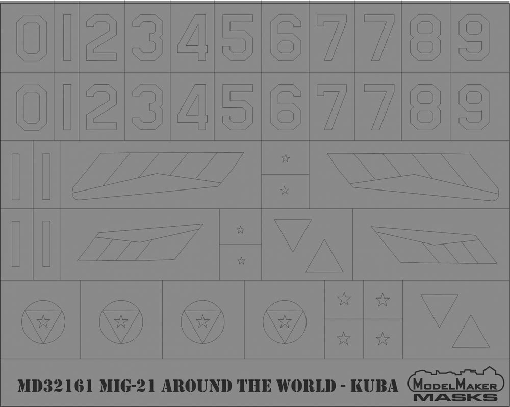 Model Maker Decals MD32161 1:32 Mikoyan MiG-21 Around the World