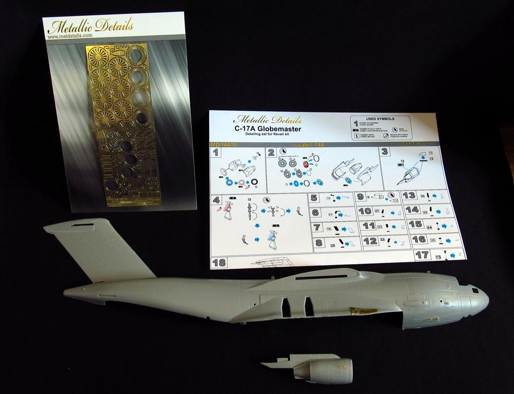 Metallic Details MDMD14410 1:144 Boeing C-17A Globemaster