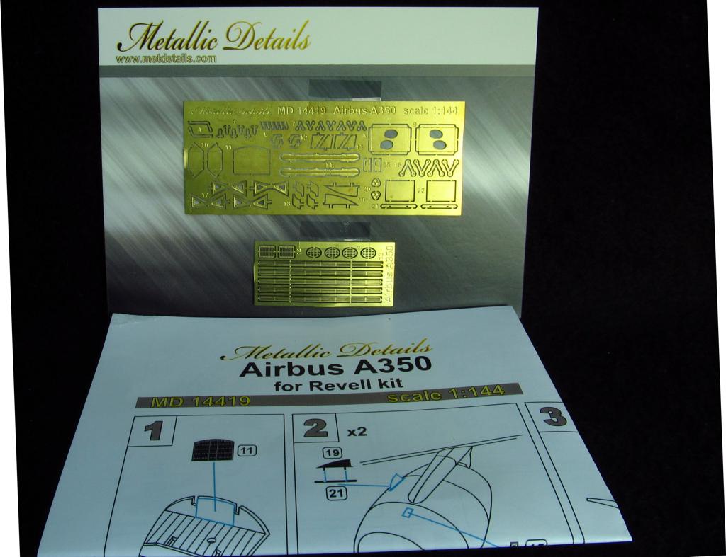 Metallic Details MDMD14419 1:144 Airbus A350 Detailing set for aircraft model