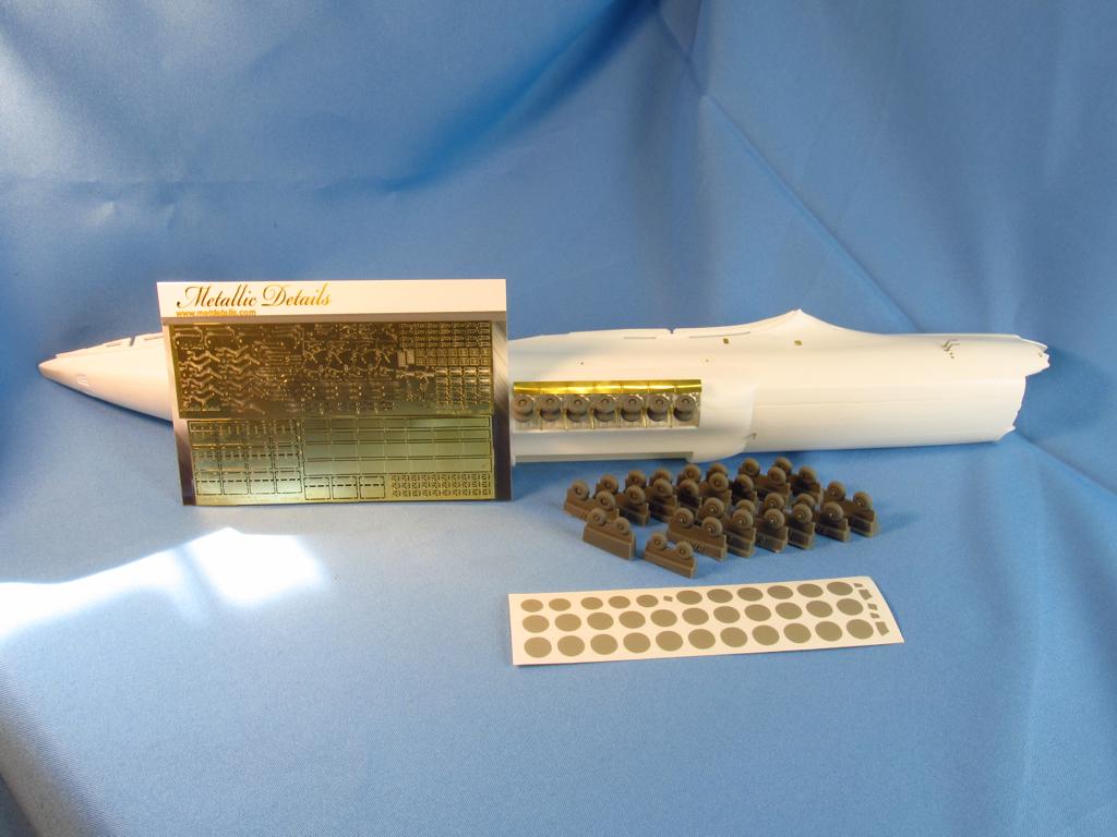 Metallic MDMD14428 1:144 An-225 Mriya wheels + gear detail