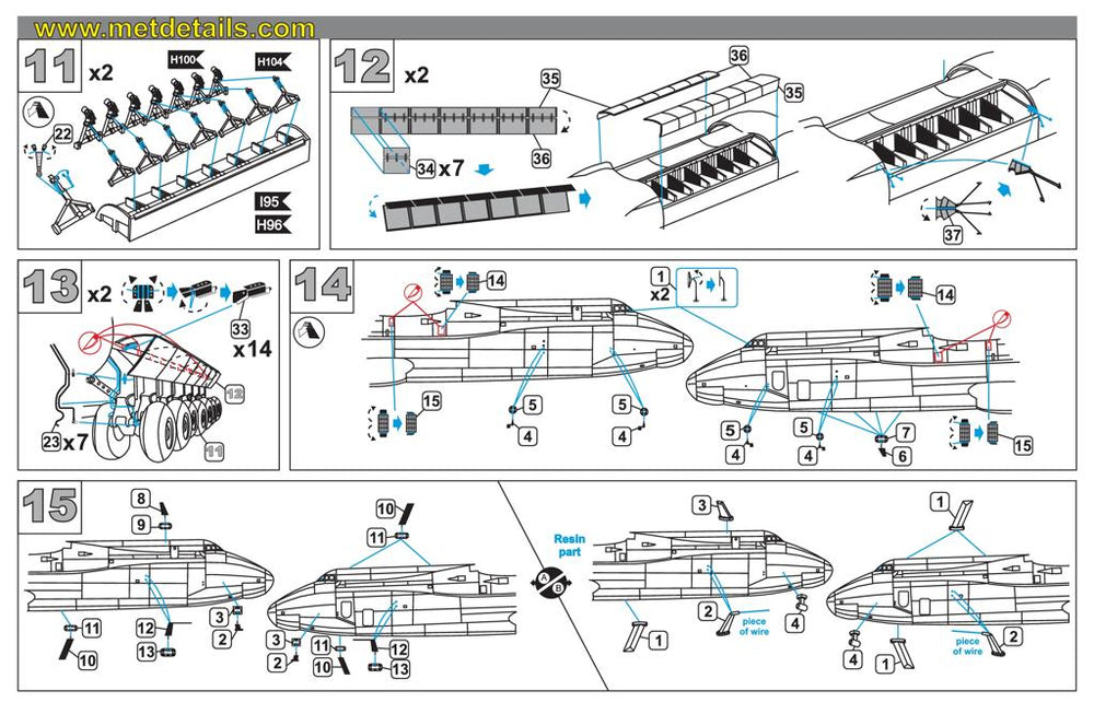 Metallic Details MDMD14431 1:144 Antonov An-225 Mrija Big edition