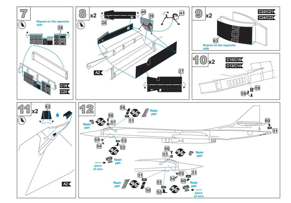 Metallic Details MDMD14436 1:144 Tupolev Tu-160