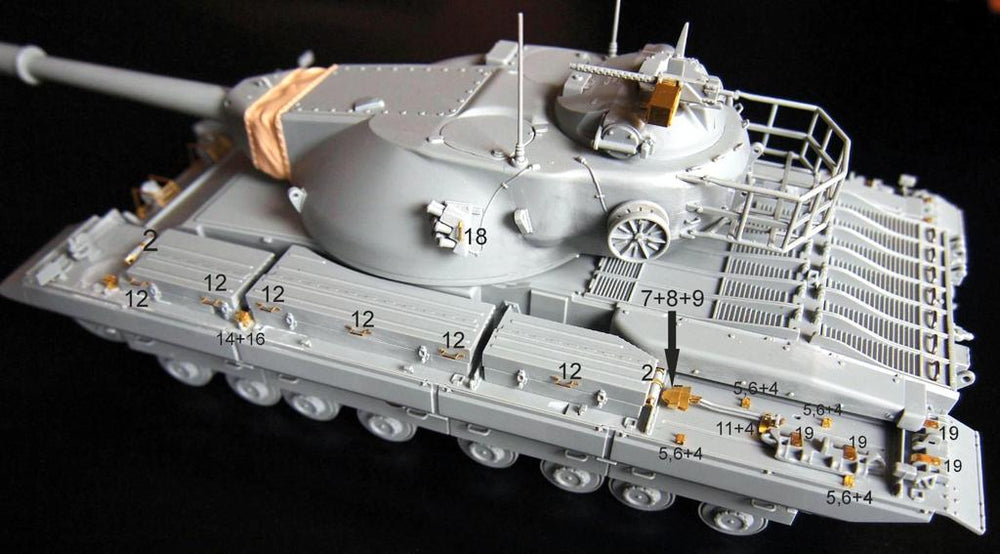 Metallic Details MDMD3507 1:35 Conqueror British Heavy Tank detailing set