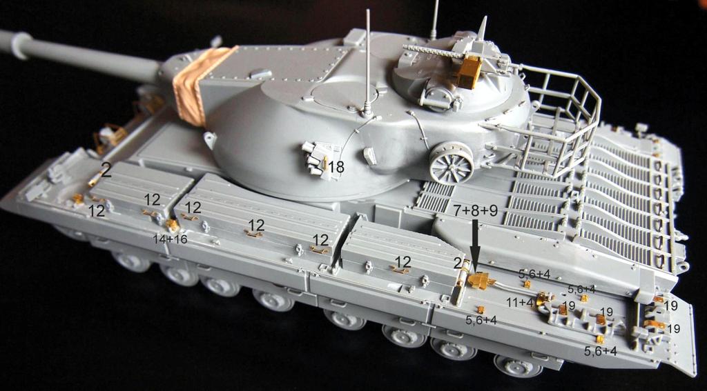 Metallic Details MDMD3507 1:35 Conqueror British Heavy Tank detailing set