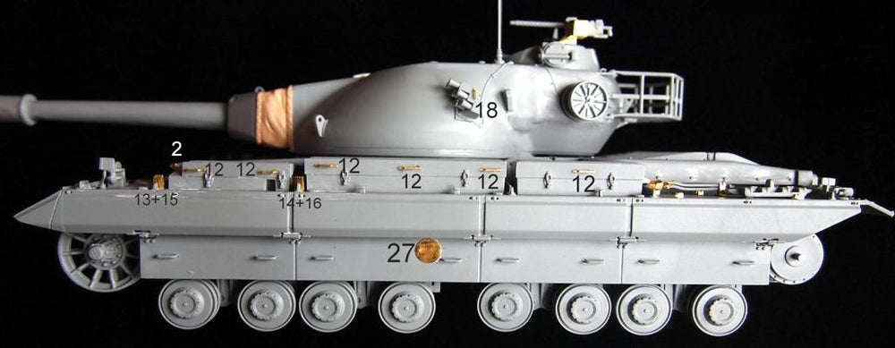 Metallic Details MDMD3507 1:35 Conqueror British Heavy Tank detailing set