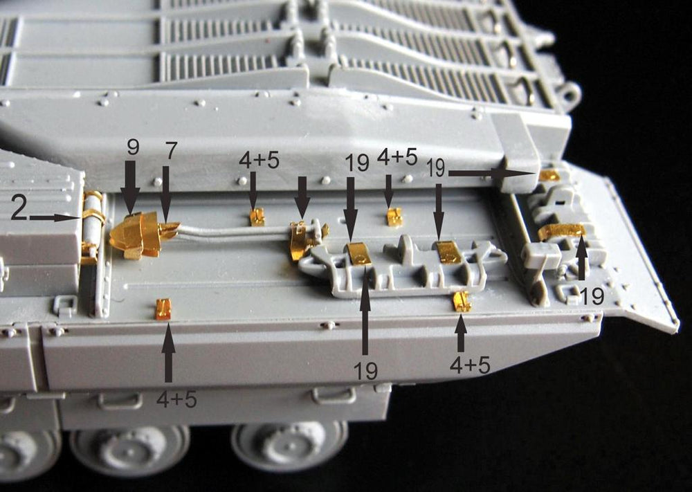 Metallic Details MDMD3507 1:35 Conqueror British Heavy Tank detailing set