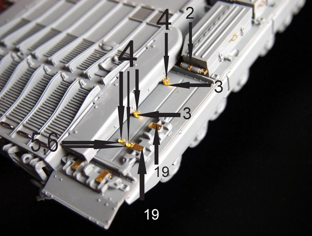 Metallic Details MDMD3507 1:35 Conqueror British Heavy Tank detailing set