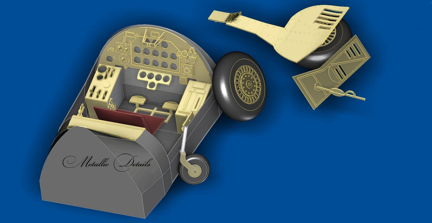 Metallic Details MDMD4801 1:48 Polikarpov I-185