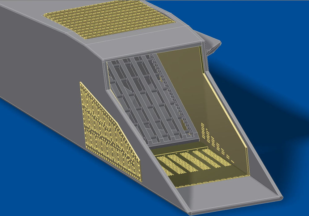 Metallic Details MDMD4804 1:48 Sukhoi Su-27 Flanker B Air intake grilles