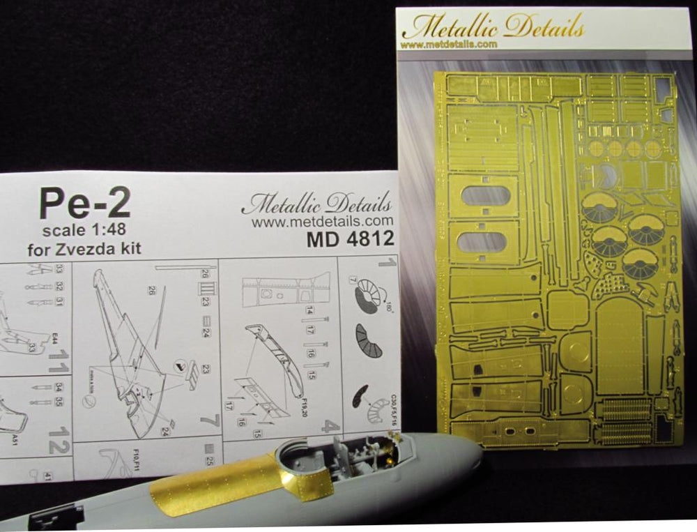 Metallic Details MDMD4812 1:48 Petlyakov Pe-2