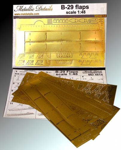 Metallic Details MDMD4814 1:48 Boeing B-29A Superfortress Flaps