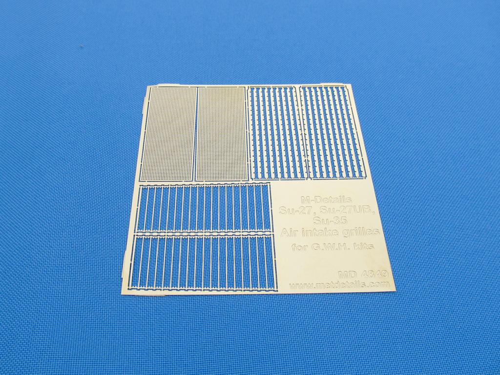 Metallic Details MDMD4849 1:48 Sukhoi Su-27/Su-27UB/Su-35 air intake grilles