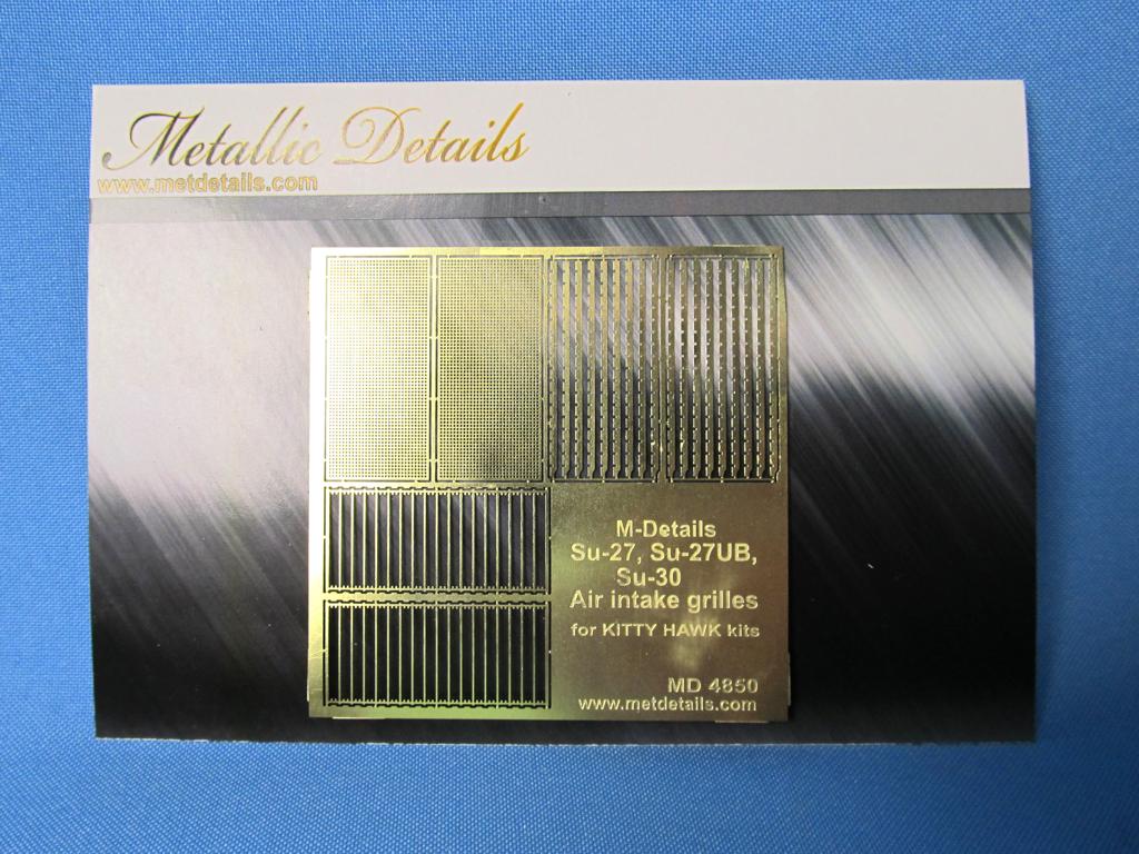 Metallic Details MDMD4850 1:48 Sukhoi Su-27/Su-27UB/Su-30SM Air intake grilles