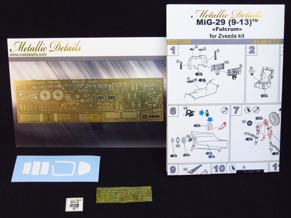 Metallic Details MDMD7206 1:72 Mikoyan MiG-29S