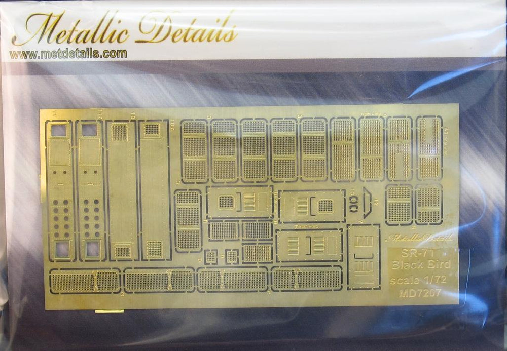 Metallic Details MDMD7207 1:72 Lockheed SR-71 Blackbird grilles