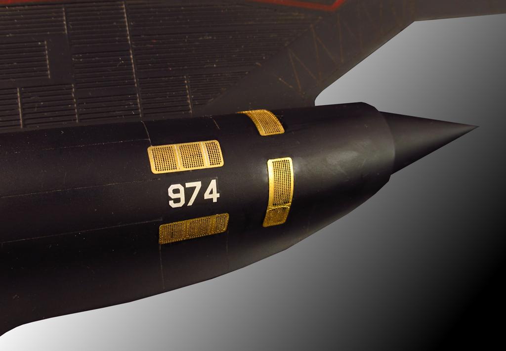 Metallic Details MDMD7207 1:72 Lockheed SR-71 Blackbird grilles