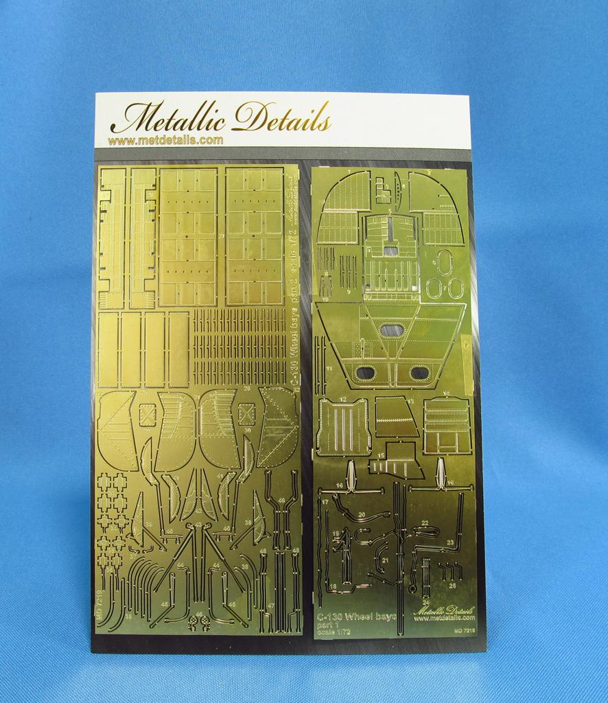 Metallic Details MDMD7219 1:72 Lockheed C-130H Hercules Wheel bays