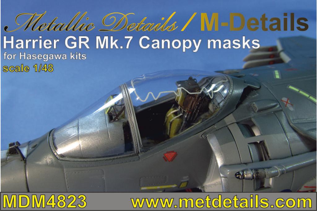 Metallic Details MDMDM4823 1:48 BAe Harrier GR.7