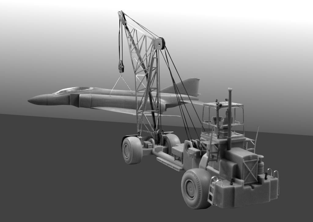 Metallic Details MDMDR14409 1:144 1960's US Navy Aircraft Recovery Crane NS60