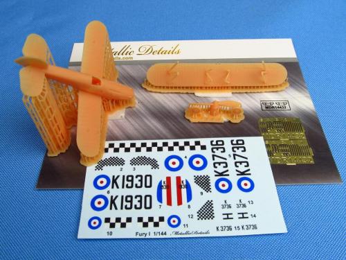 Metallic Details MDMDR14432 1:144 Hawker Fury I