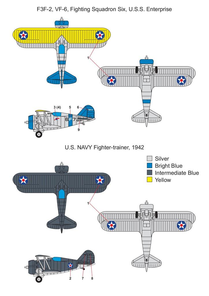 Metallic Details MDMDR14434 1:144 Grumman F3F-2