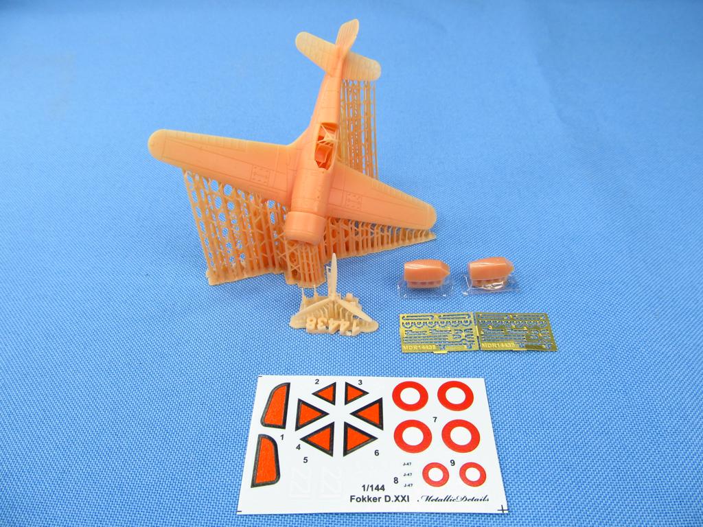 Metallic Details MDMDR14438 1:144 Fokker D.XXI