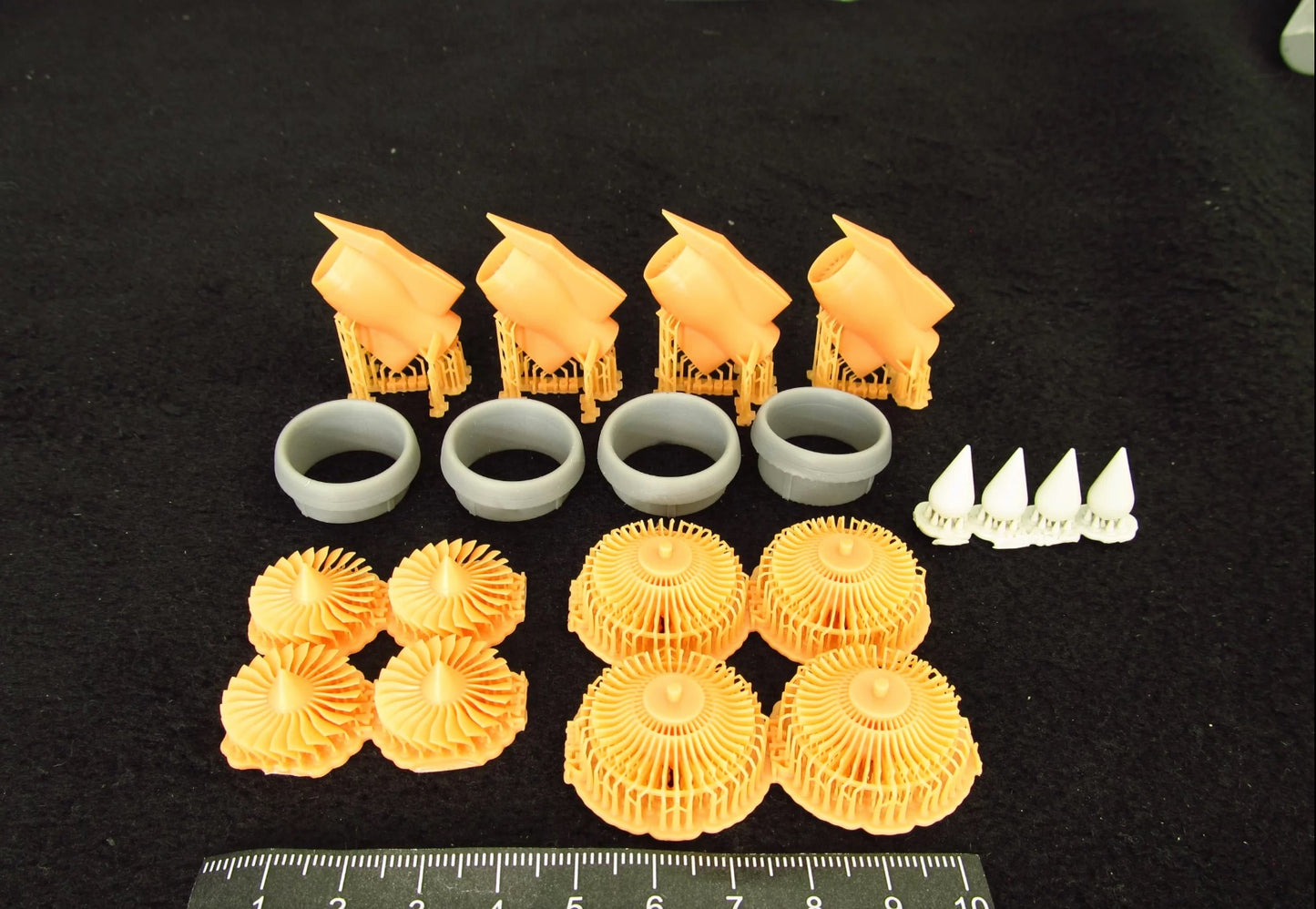 Metallic Details MDMDR14452 1:144 Airbus A380-800 Trent 900 engines x 4