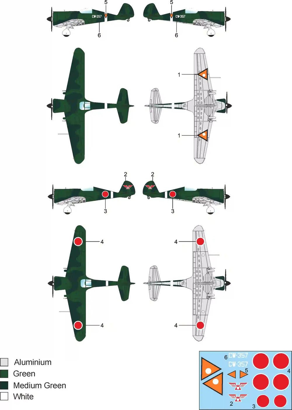 Metallic Details MDMDR14455 1:144 Curtiss-Wright CW-21