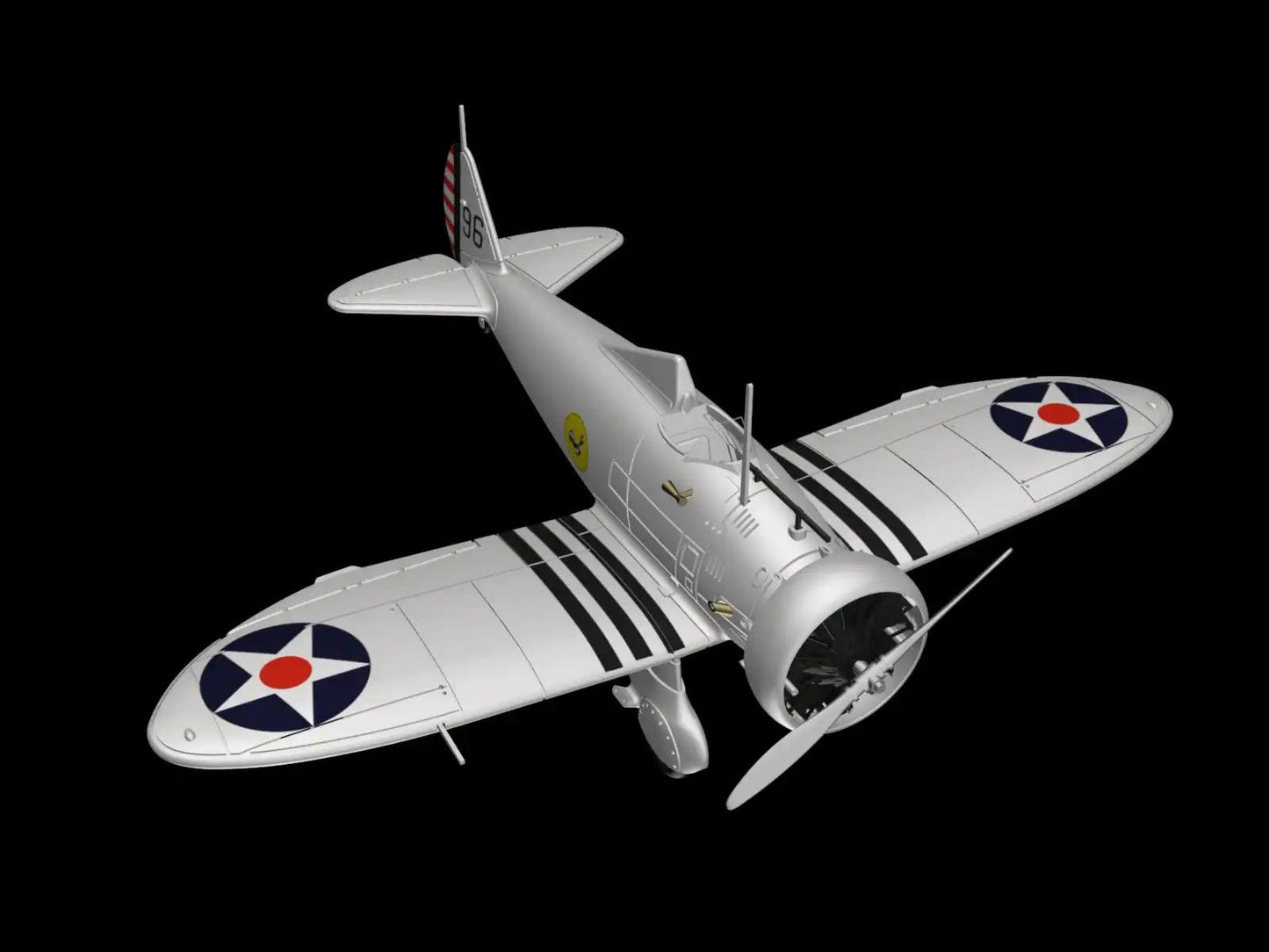 Metallic Details MDMDR14458 1:144 Boeing P-26 Peashooter