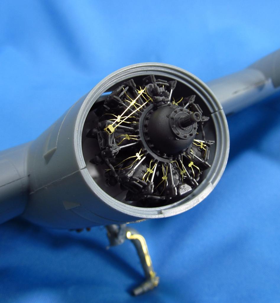 Metallic Details MDMDR3204 Pratt & Whitney R-1830 Engine Set 1:32