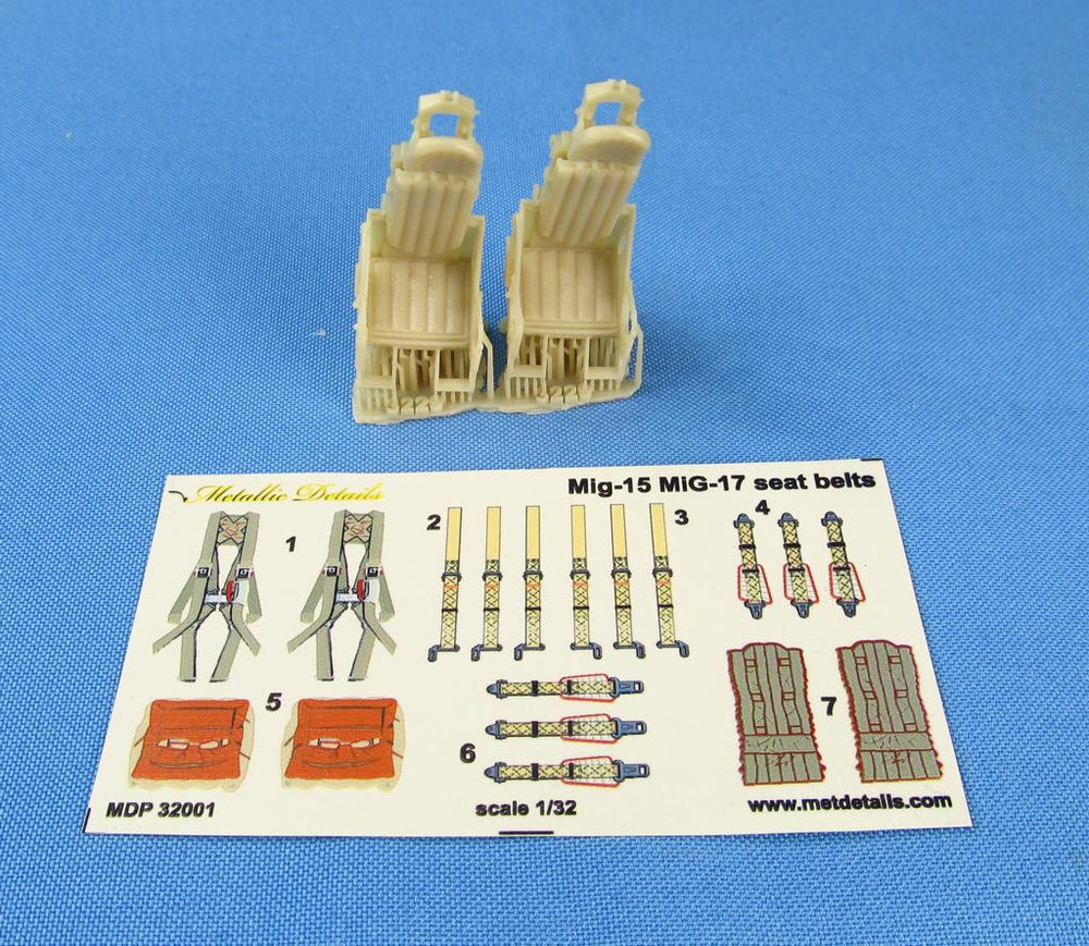 Metallic Details MDMDR3229 1:32 2 x Ejection seat KK-1