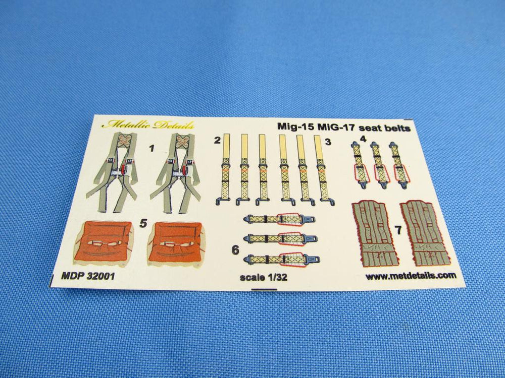 Metallic Details MDMDR3229 1:32 2 x Ejection seat KK-1