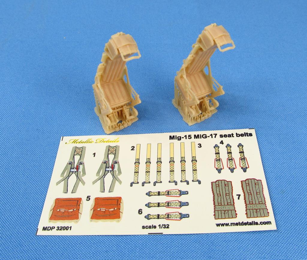Metallic Details MDMDR3230 1:32 2 x Ejection seat KK-2