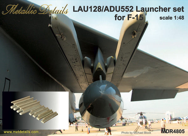 Metallic Details MDMDR4805 1:48 LAU-128/ADU-552 Launcher set for F-15 Eagle