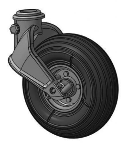 Metallic Details MDMDR48102 1:48 Messerschmitt Bf-109E tail wheel