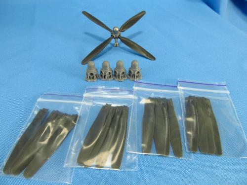 Metallic Details MDMDR48113 B-24/B-29 Hamilton Propellers 1:48
