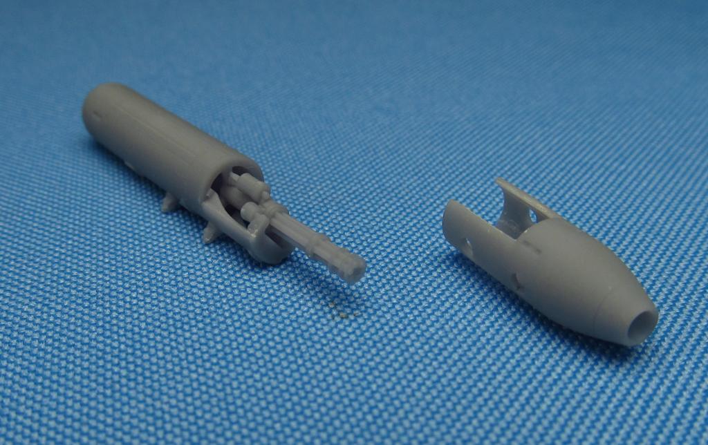 Metallic Details MDMDR48129 M18 Gun Pod with M134 Minigun 1:48