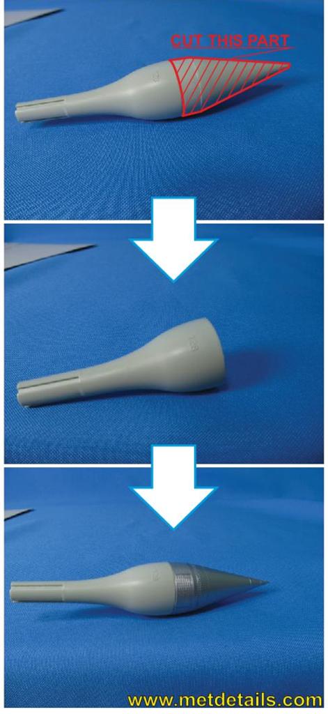 Metallic Details MDMDR48145 1:48 Lockheed SR-71 Blackbird Inlet cone