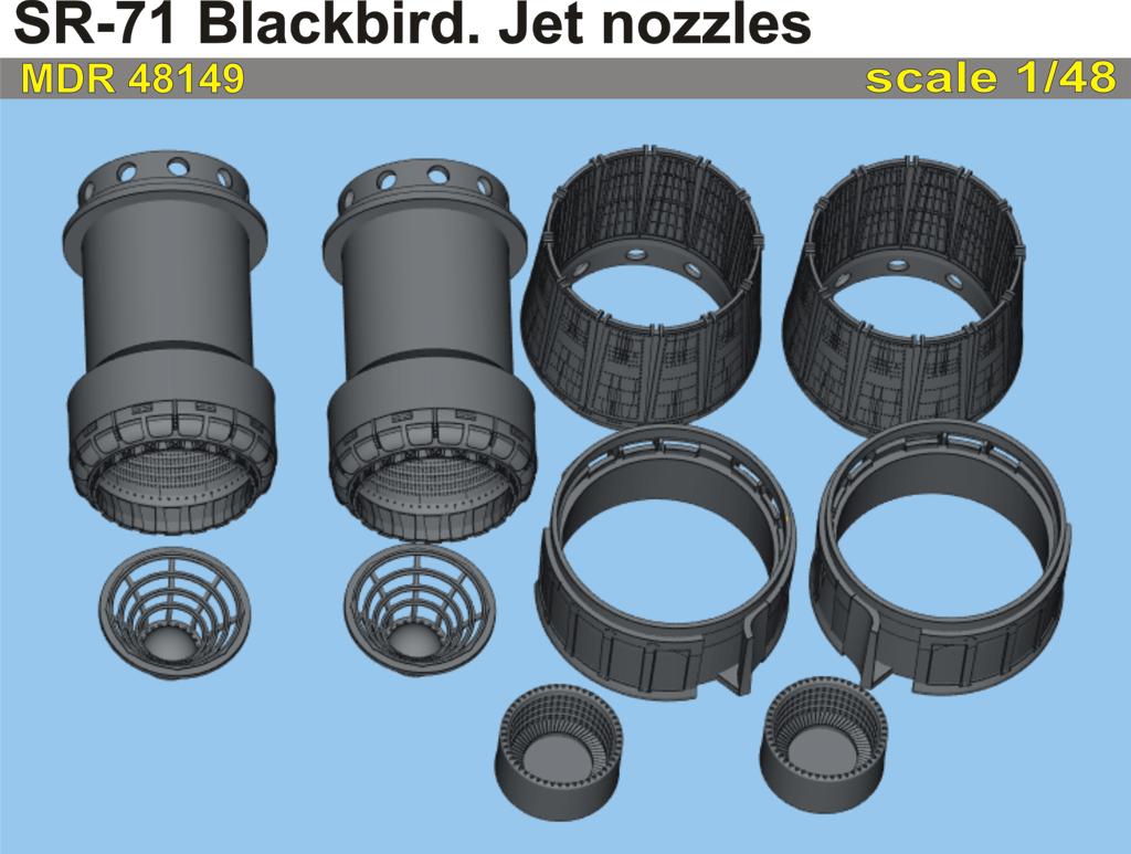 Metallic Details MDMDR48149 1:48 Lockheed SR-71 Blackbird