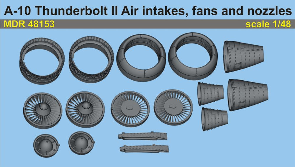 Metallic Details MDMDR48153 1:48 Fairchild A-10A/A-10B/A-10C Thunderbolt II