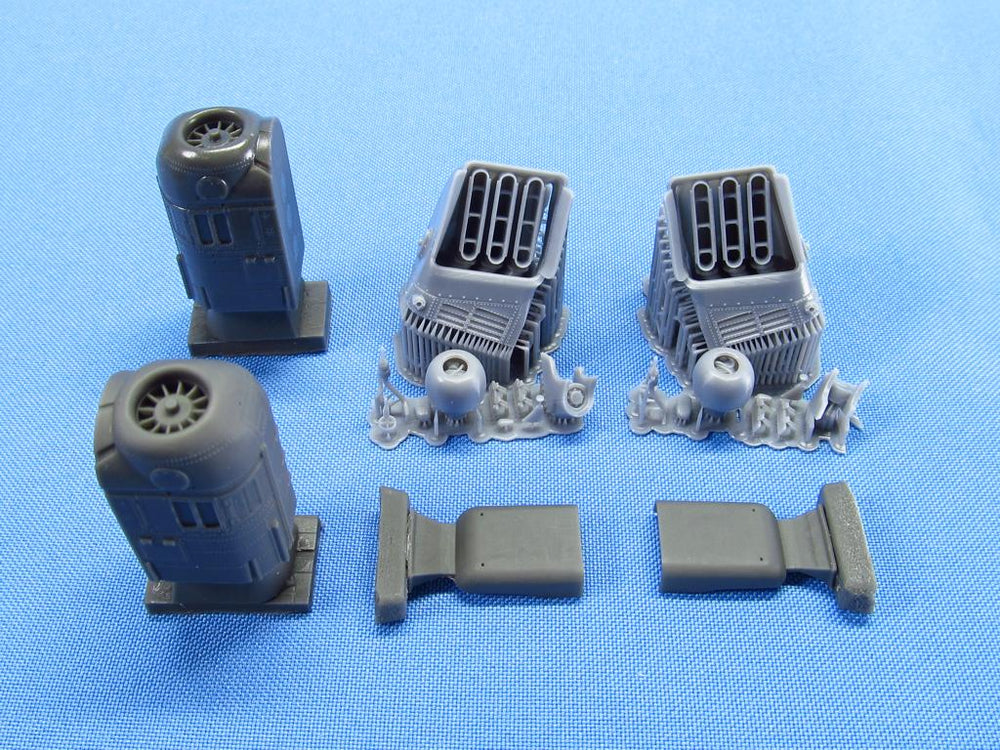 Metallic Details MDMDR48182 1:48 Bell/Boeing AH-64 E Apache engines