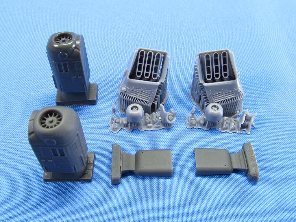 Metallic Details MDMDR48182 1:48 Bell/Boeing AH-64 E Apache engines