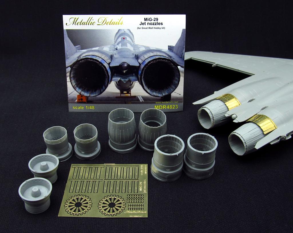 Metallic Details MDMDR4823 1:48 Mikoyan MiG-29 9-12 "Fulcrum Jet nozzles