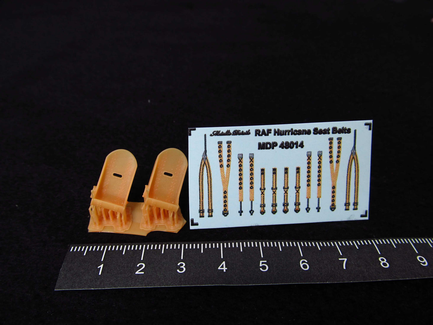 Metallic Details MDMDR48263 1:48 Hawker Hurricane seat s x 2 with seatbelts