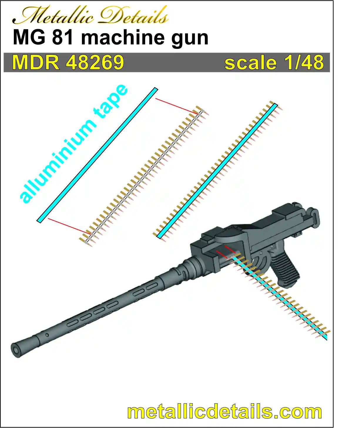 Metallic Details MDMDR48269 1:48 MG 81 machine gun
