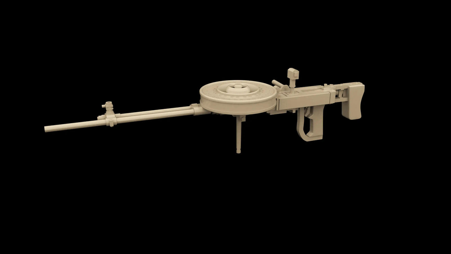 Metallic Details MDMDR48287 1:48 Te-4 Japanese Machine Gun
