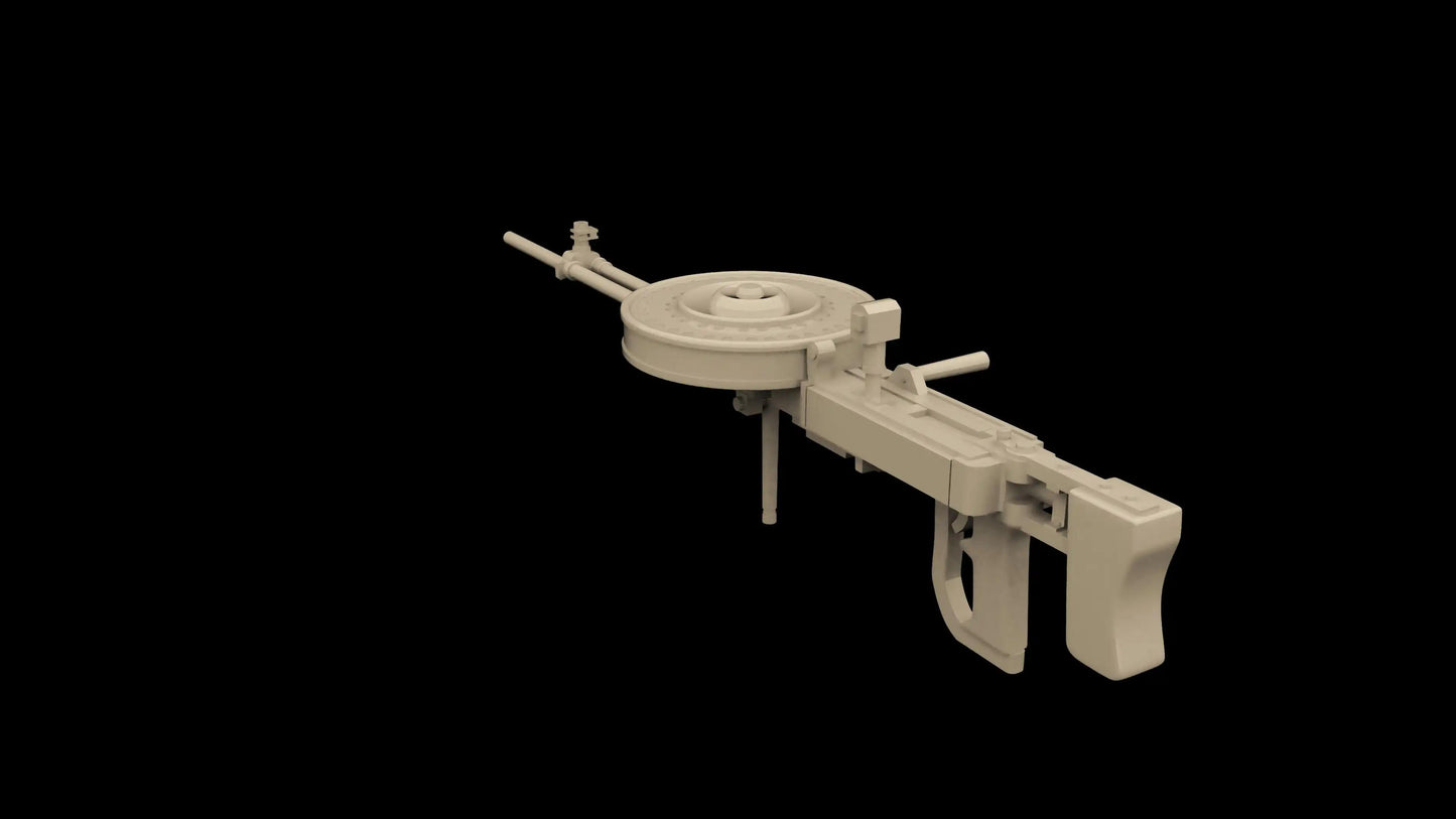 Metallic Details MDMDR48287 1:48 Te-4 Japanese Machine Gun